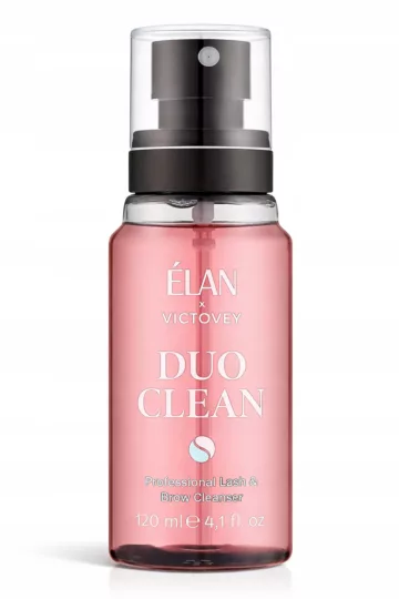 ELAN DuoClean Profesjonalny płyn szampon do mycia rzęs i brwi 120 ml