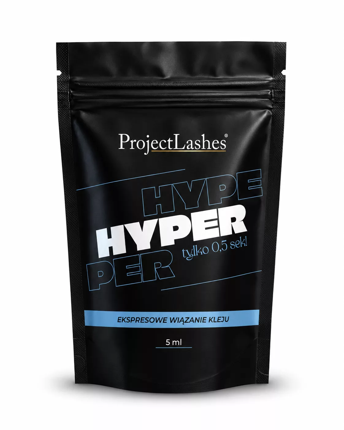 Klej do przedłużania rzęs ProjectLashes HYPER 5ml mega mocny szybki 0,5 sek