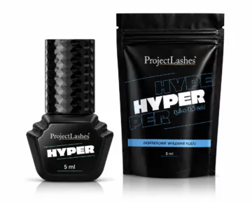 Klej do przedłużania rzęs ProjectLashes HYPER 5ml mega mocny szybki 0,5 sek