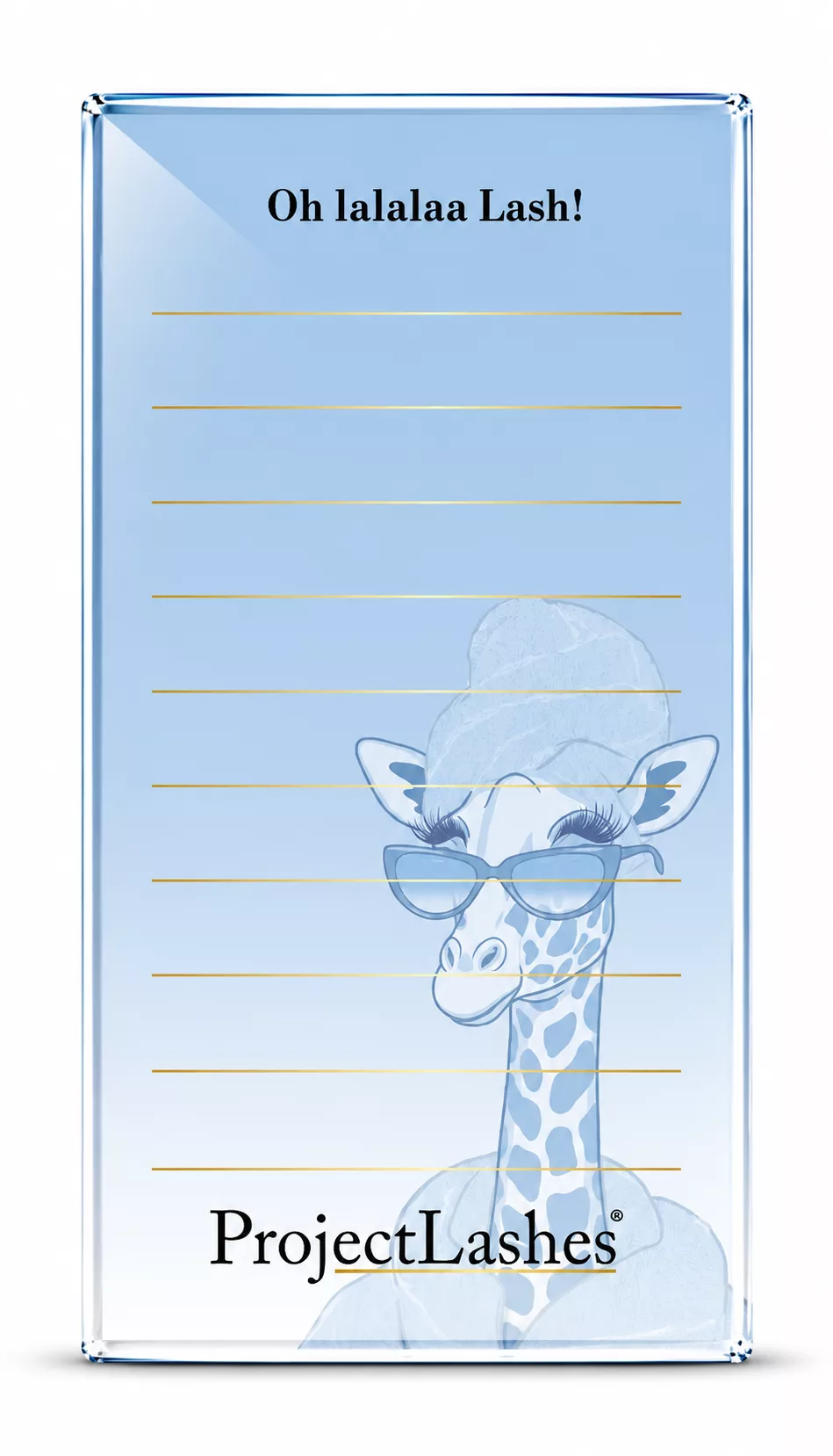 Lash holder podstawka do rzęs stacja rzęsowa 7x14 cm Blue Dalmatian
