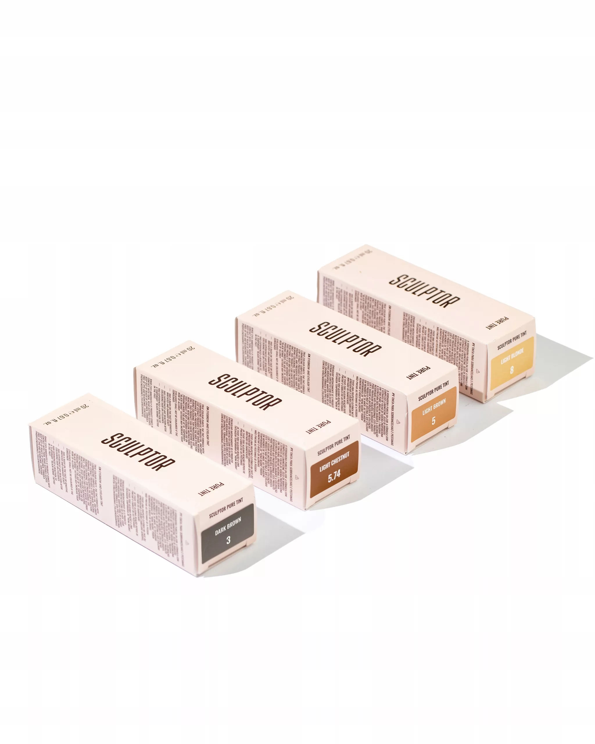 Sculptor PURE TINT Farba do Brwi i Rzęs 8 Light Blonde Jasny Blond 20 ml