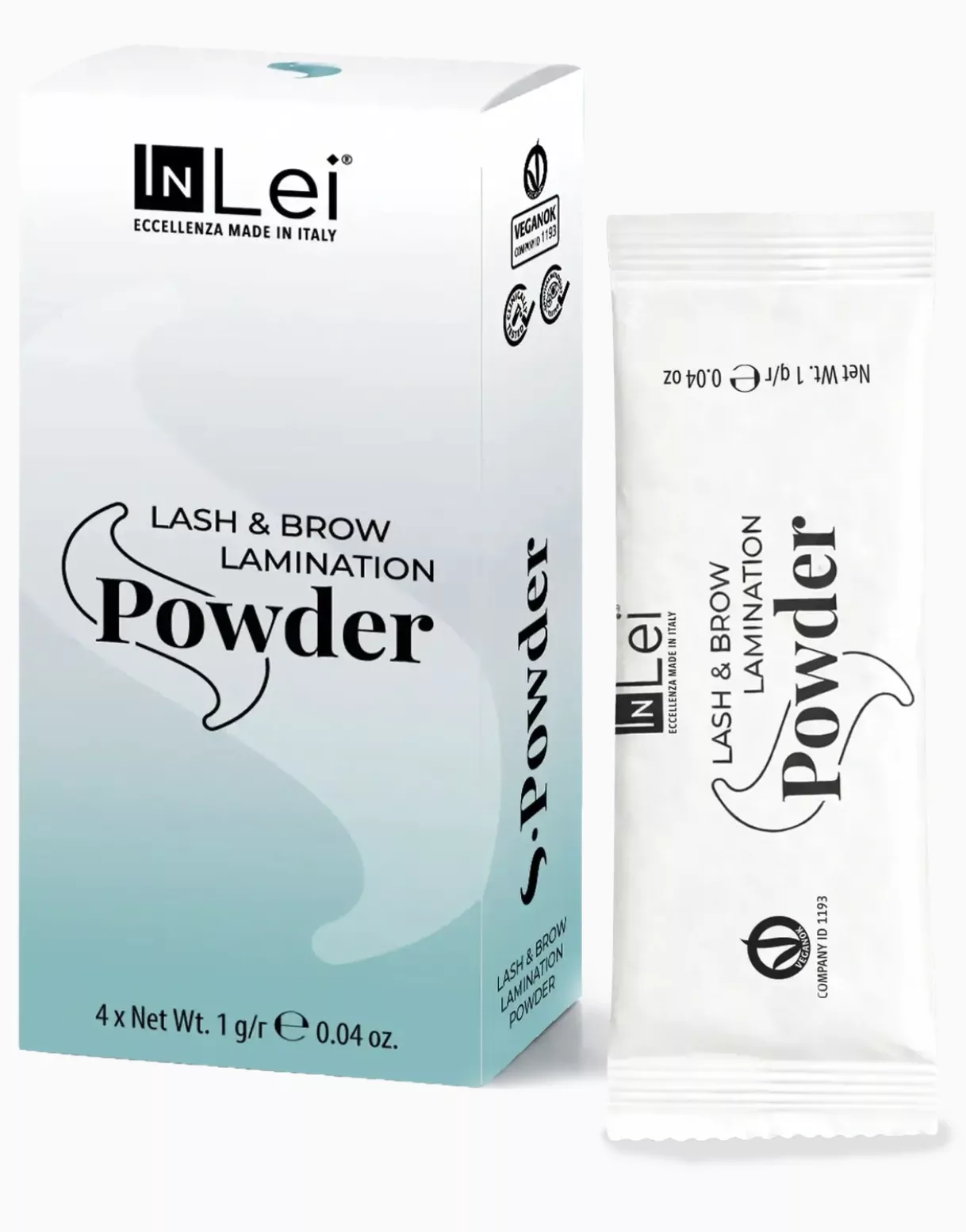 Inlei S-POWDER puder do laminacji koreańskiej saszetka 1x 1g