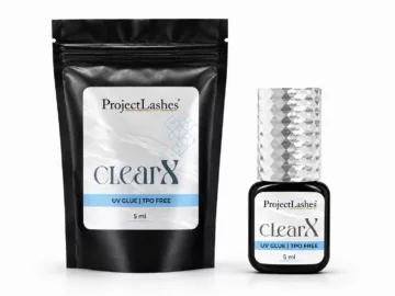 Klej do przedłużania rzęs UV LED ProjectLashes ClearX przeźroczysty 5ml bez TPO