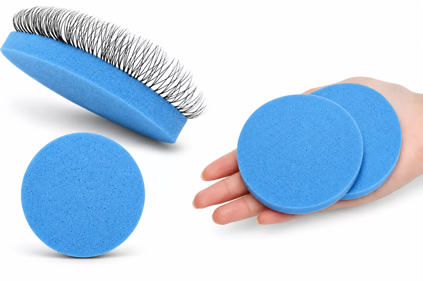 Gąbeczki do ćwiczeń rzęs ProjectLashes ćwiczenie przedłużania rzęs 20 szt