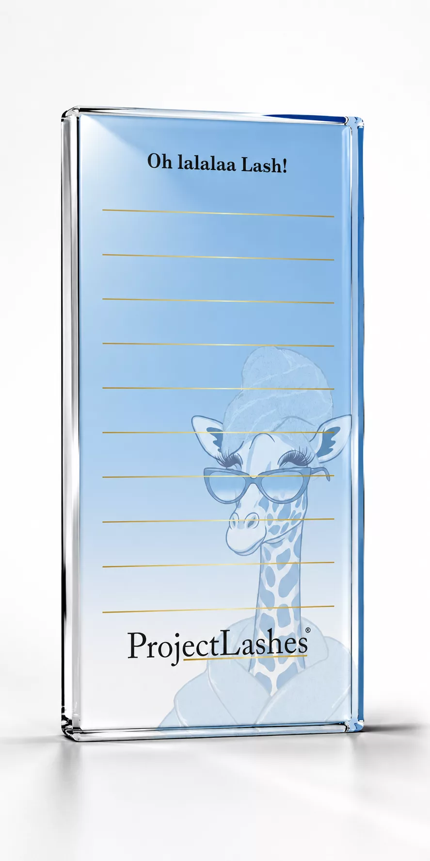 Lash holder podstawka do rzęs stacja rzęsowa 7×14 cm Blue Giraffe