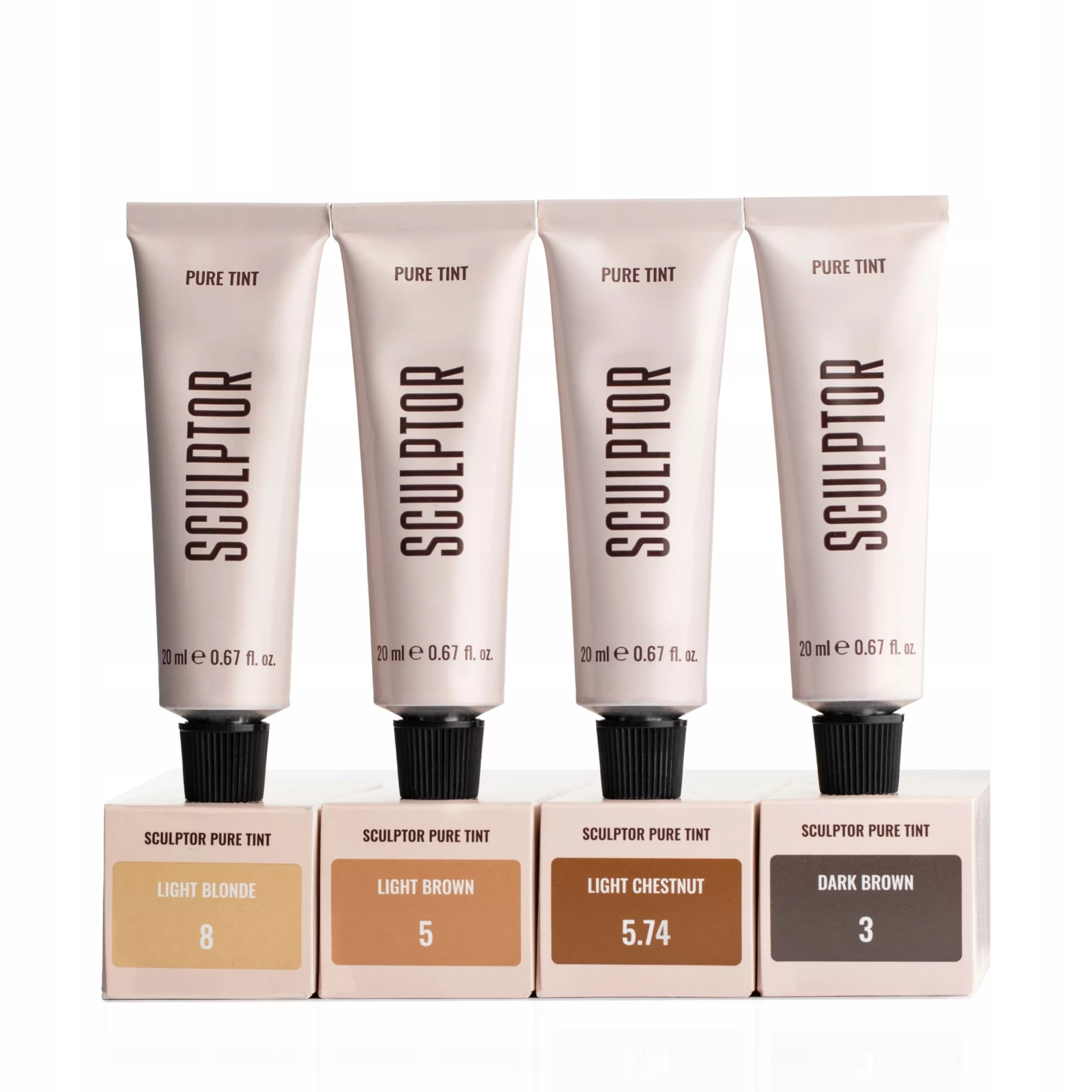 Sculptor PURE TINT Farba do Brwi i Rzęs 8 Light Blonde Jasny Blond 20 ml