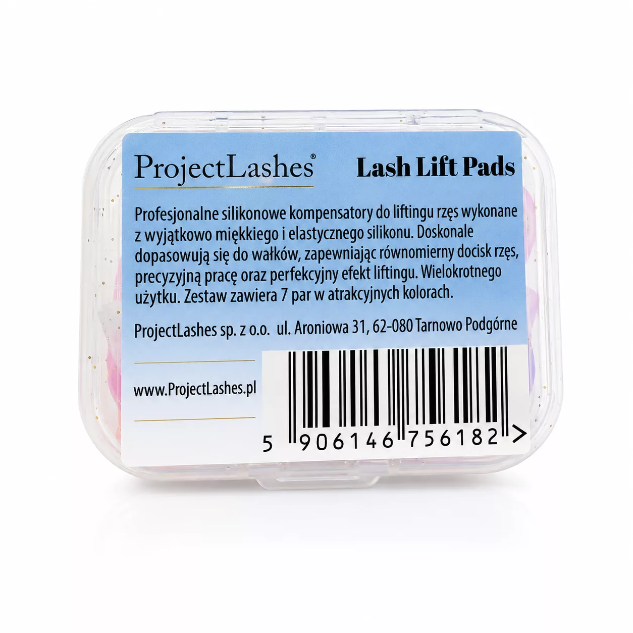 Kompensatory do liftingu rzęs Teddy Bears Lash Lift Pads ProjectLashes 7par