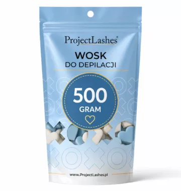 ProjectLashes XOXO Wax Wosk Twardy do depilacji SERCA color MIX 500g