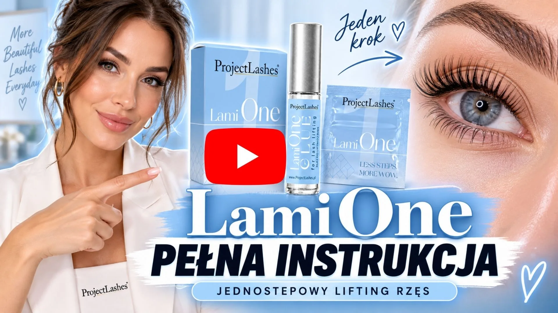 ProjectLashes LamiONE STEP preparat do laminacji brwi lifting rzęs 10ml + Video