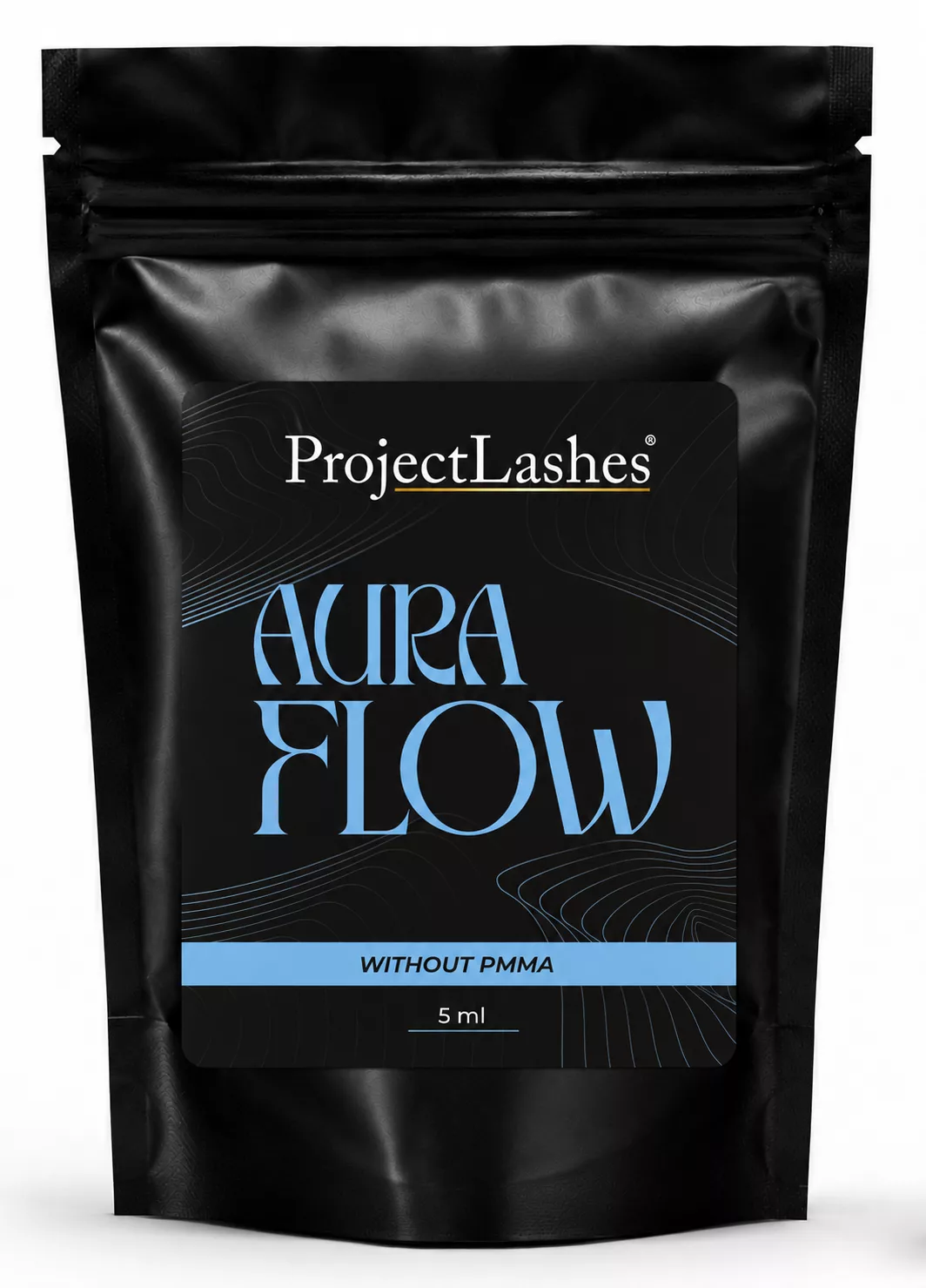 Klej do przedłużania rzęs bez PMMA AURA FLOW ProjectLashes 5ml czarny 0,5-1 sek