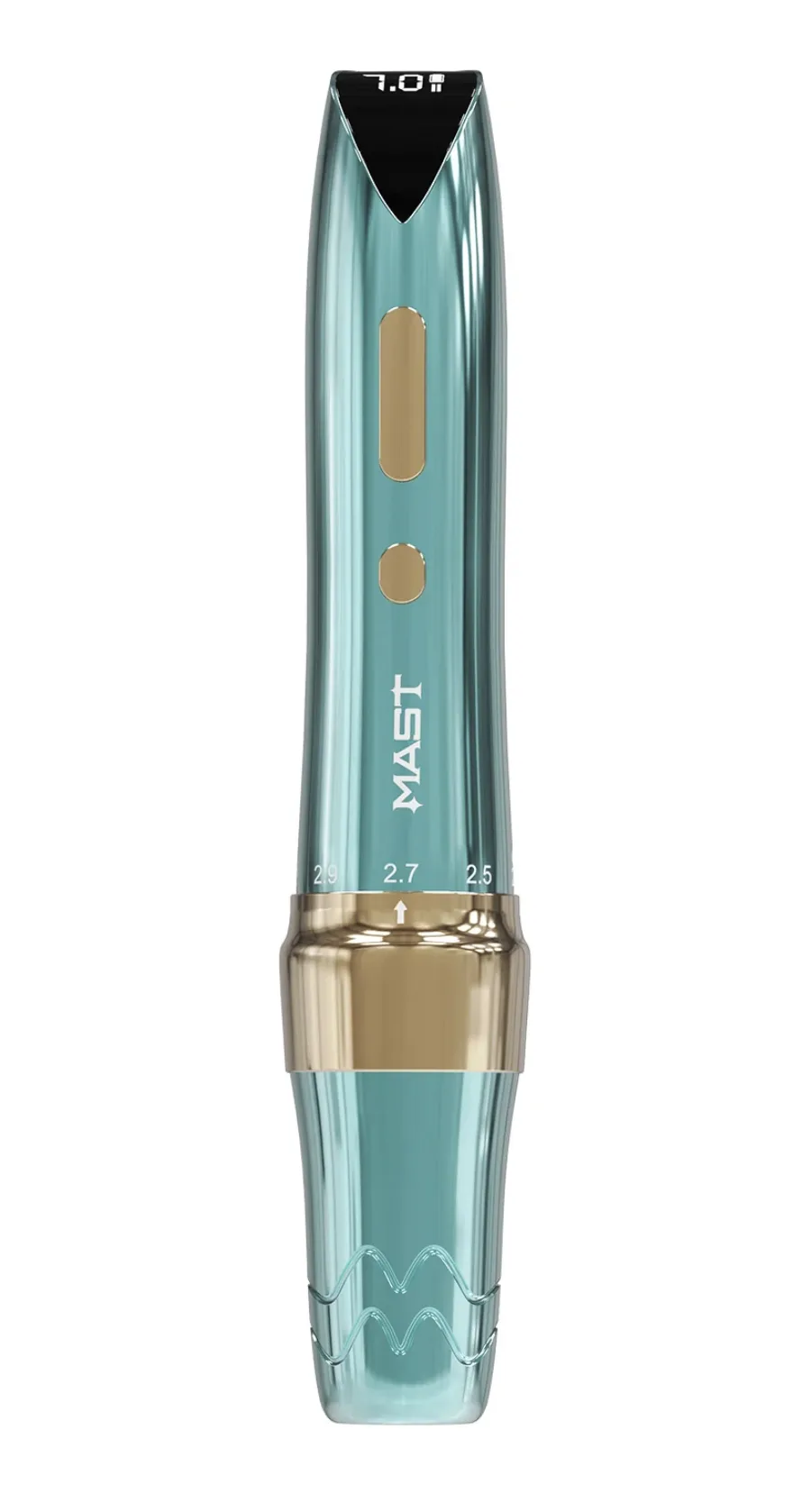 Maszynka do tatuażu PMU Mast P60 WQP-05-3 TIFFANY BLUE z baterią