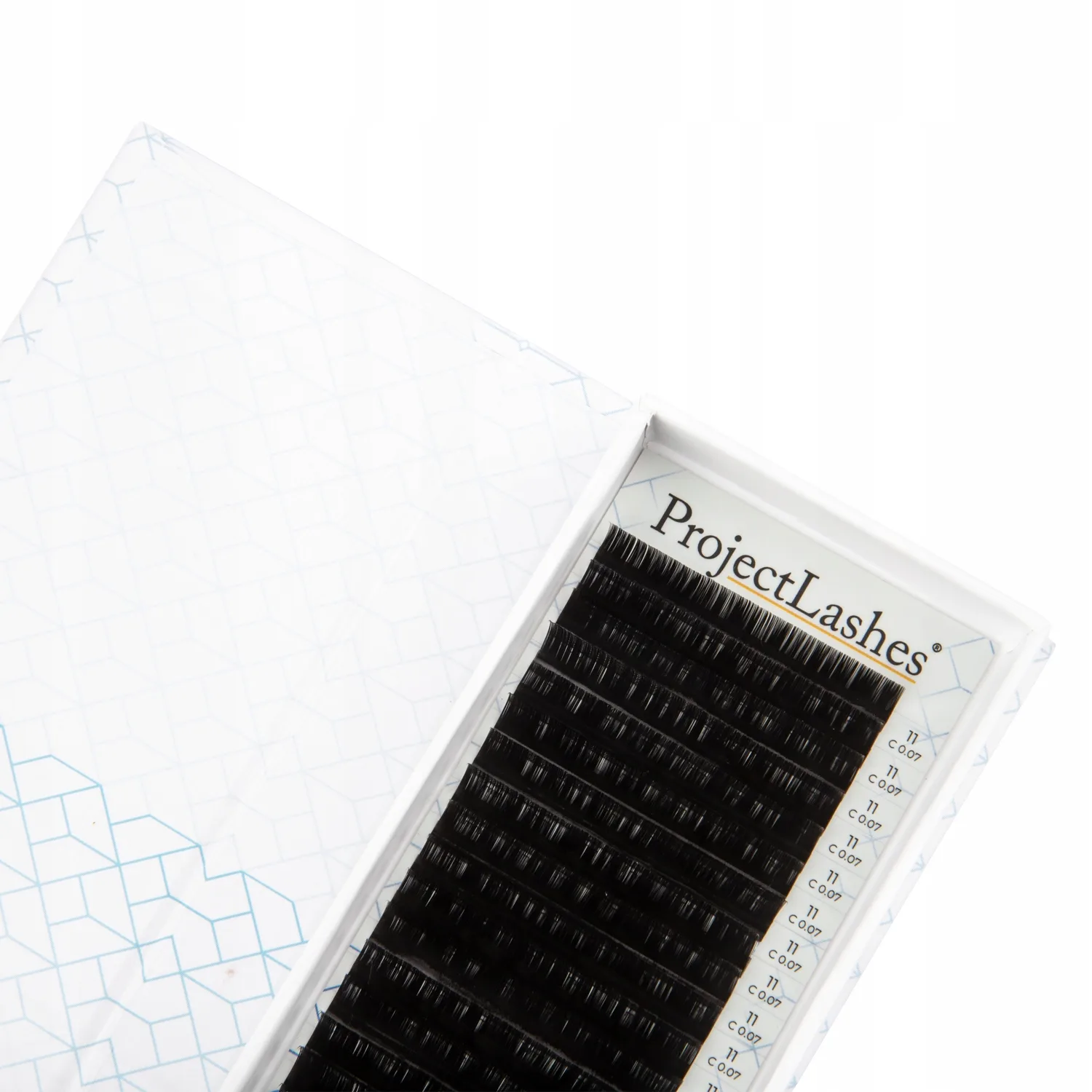 Rzęsy Project Lashes C 0,085 5-13mm czarne MIX MATT