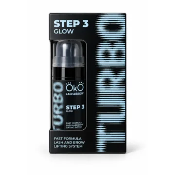 OkO Środek do laminacji rzęs i brwi TURBO STEP 3 GLOW, 10 ml