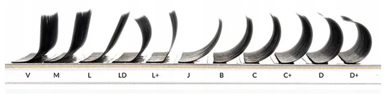 Rzęsy Project Lashes 0,085 MIX Ciemny Brąz Espresso brązowe