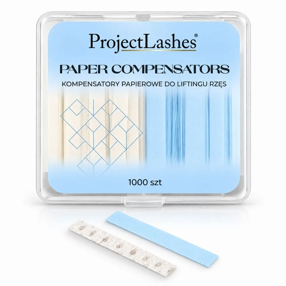 Papierowe kompensatory 2w1 do liftingu rzęs ProjectLashes 1000 szt