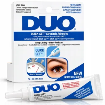 Klej do rzęs bondingowych Duo Quick-Set Striplash Clear bezbarwny tubka 7g