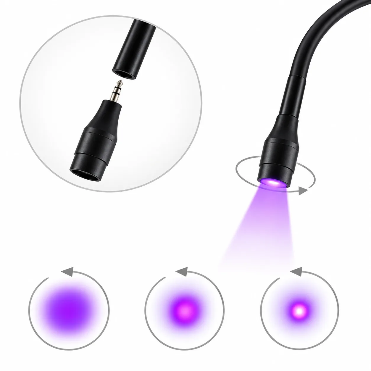 Wymianna głowica lampa żarówka UV do lampy do przedłużania rzęs metodą UV
