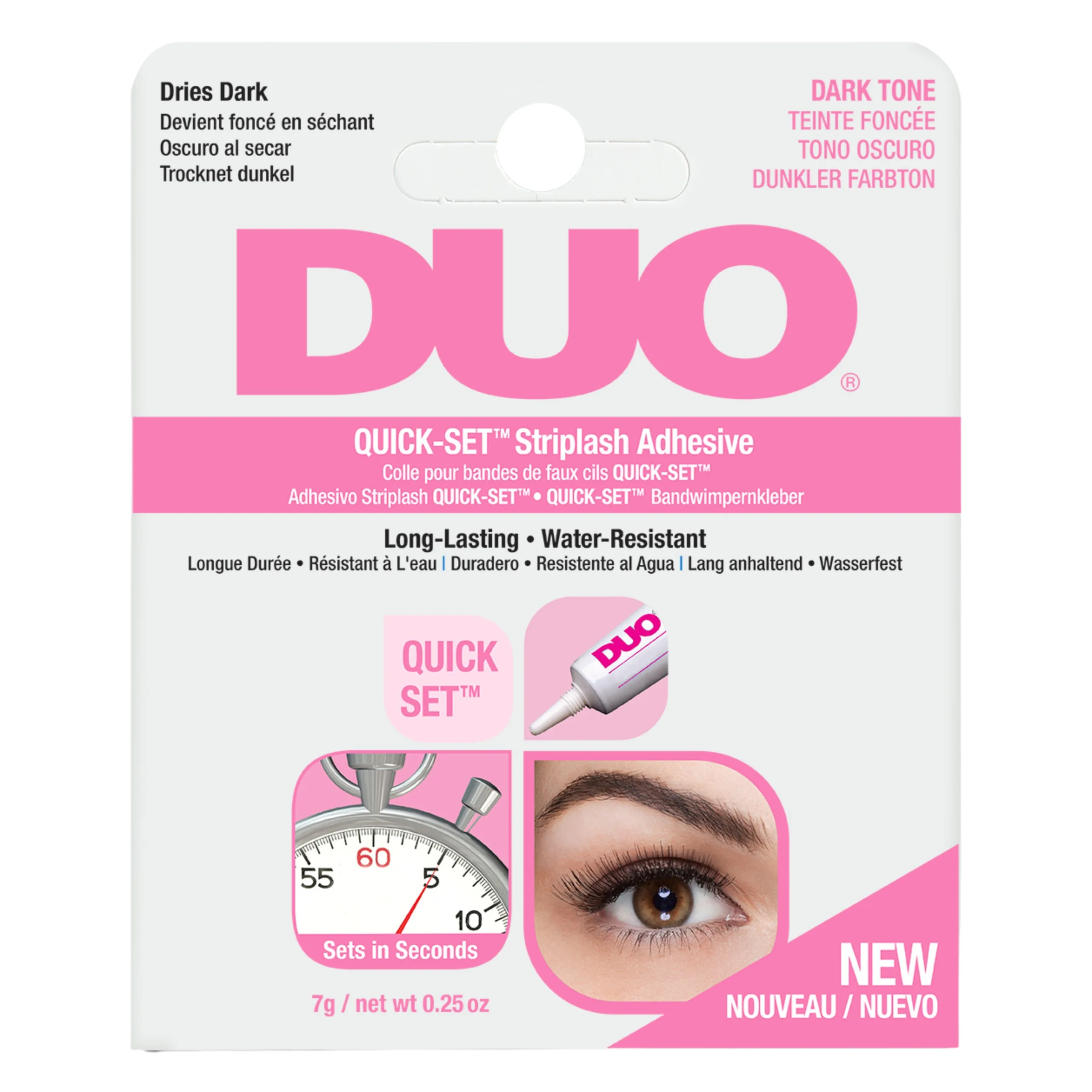 Klej do rzęs bondingowych Ardell DUO Quick SET Striplash Adhesive Dark 7g